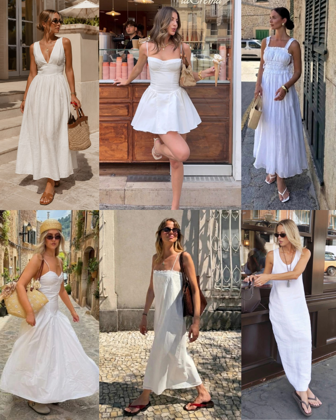 Radar Redes Sociais: VESTIDO BRANCO no Verão do Hemisfério Norte